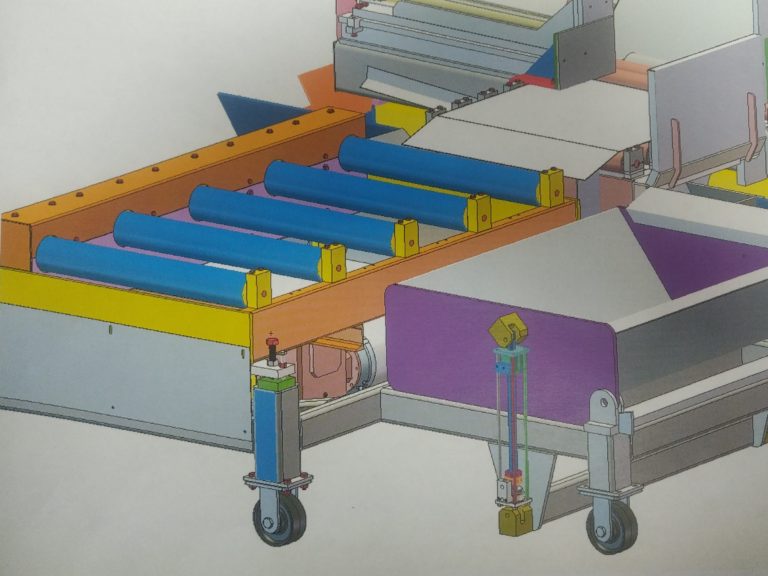 Conveyor System with Lift and Carry Transfer Move More Steel